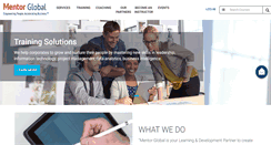 Desktop Screenshot of mentor-global.com